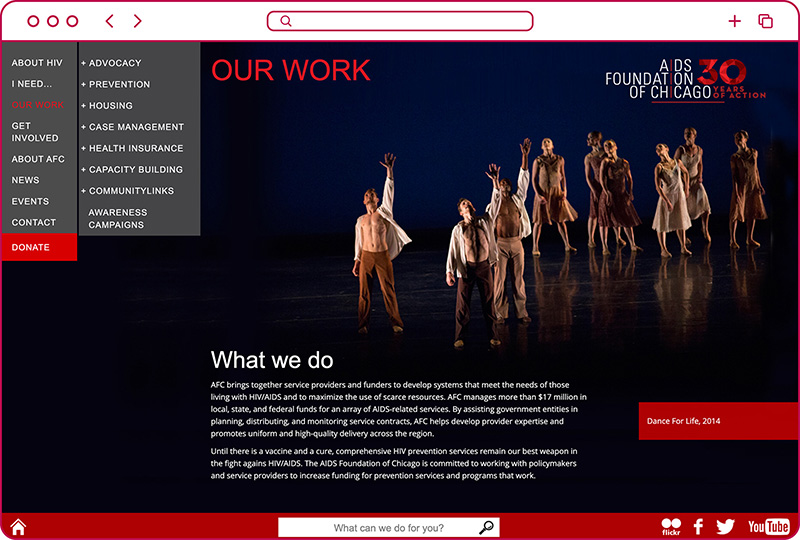 AIDS Foundation of Chicago web