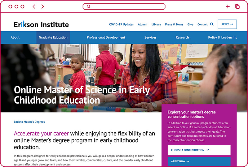 Erikson Institute Website