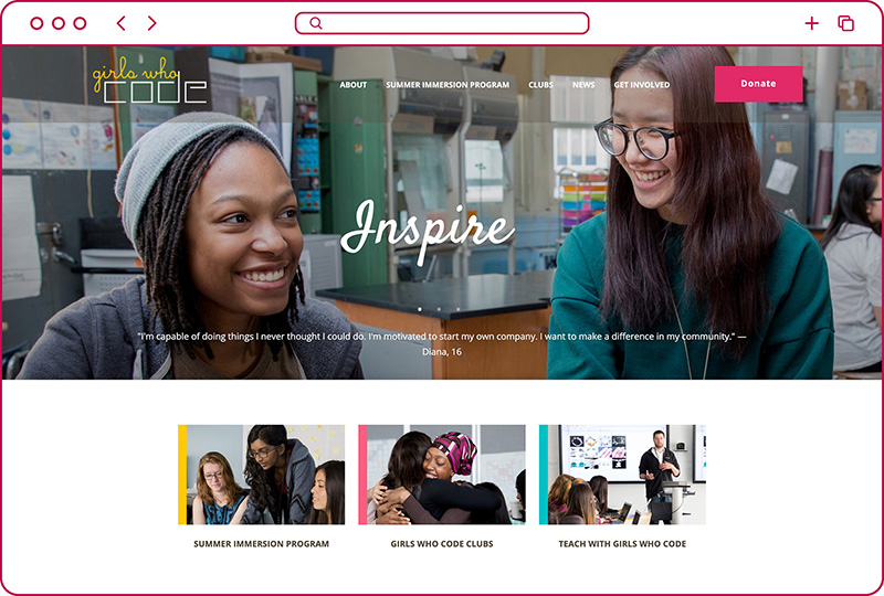 Girls Who Code Website